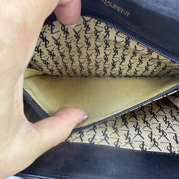 YSL Clutch Leather Crossbody - Picture 7 of 13